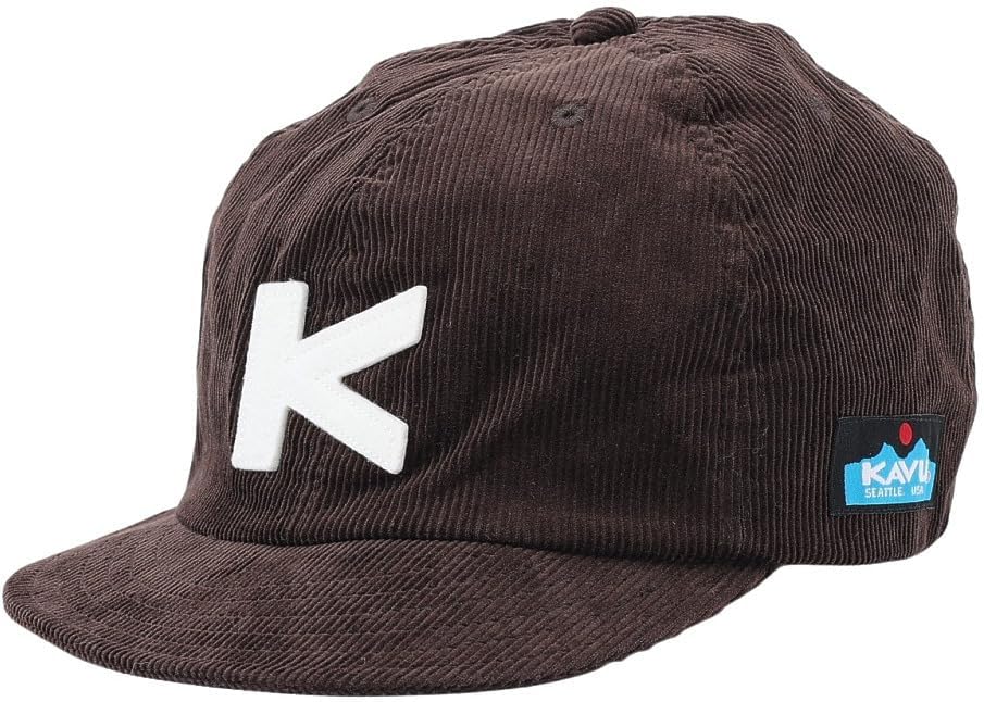 KAVU 燈芯絨棒球帽 啡色