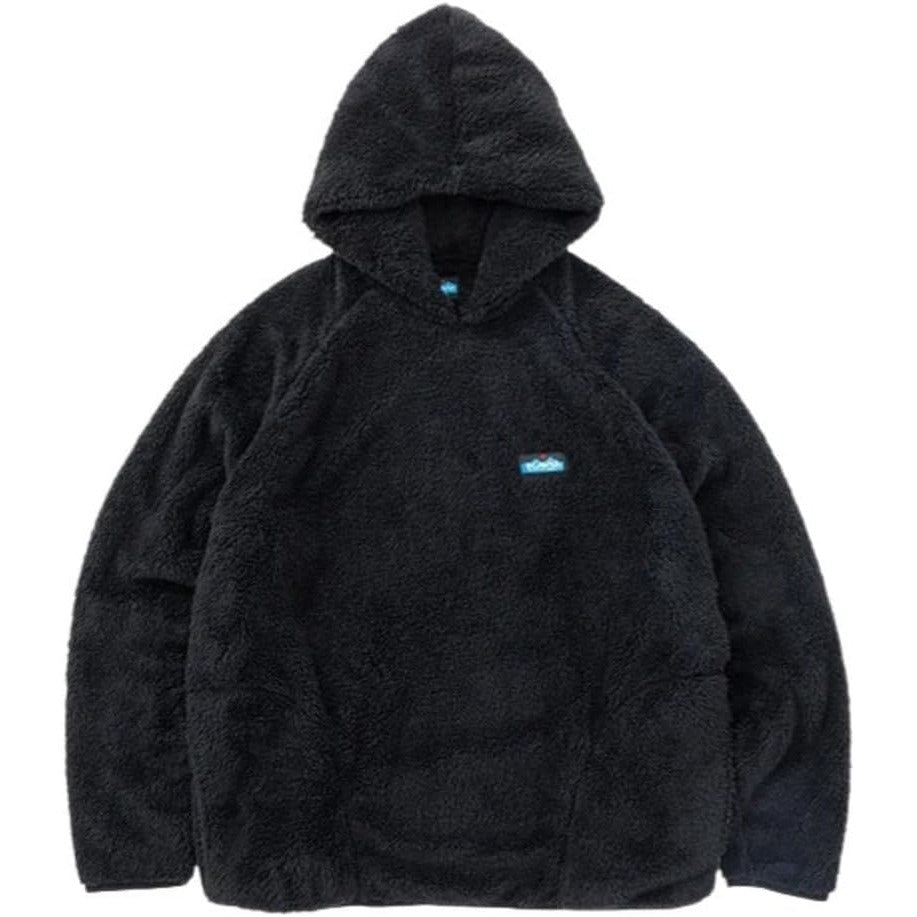 KAVU 長毛絨連帽衛衣 黑色