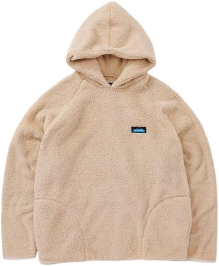 KAVU 長毛絨連帽衛衣 米色