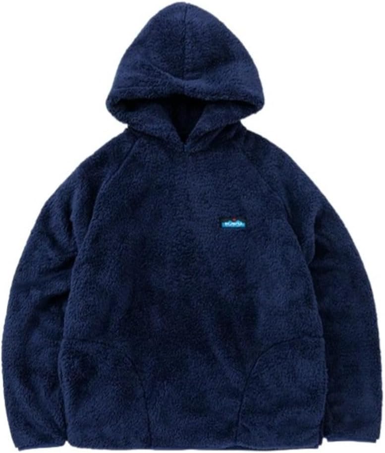KAVU 長毛絨連帽衛衣 海軍藍